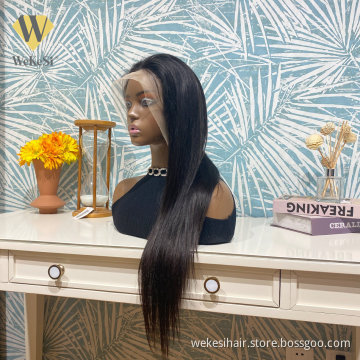 Hd Lace 13x4 Hd Lace Front Wig ,Pre Plucked Bone Straight Transparent Lace Closure Wigs,Wholesale Transparent Lace Wigs Vendors